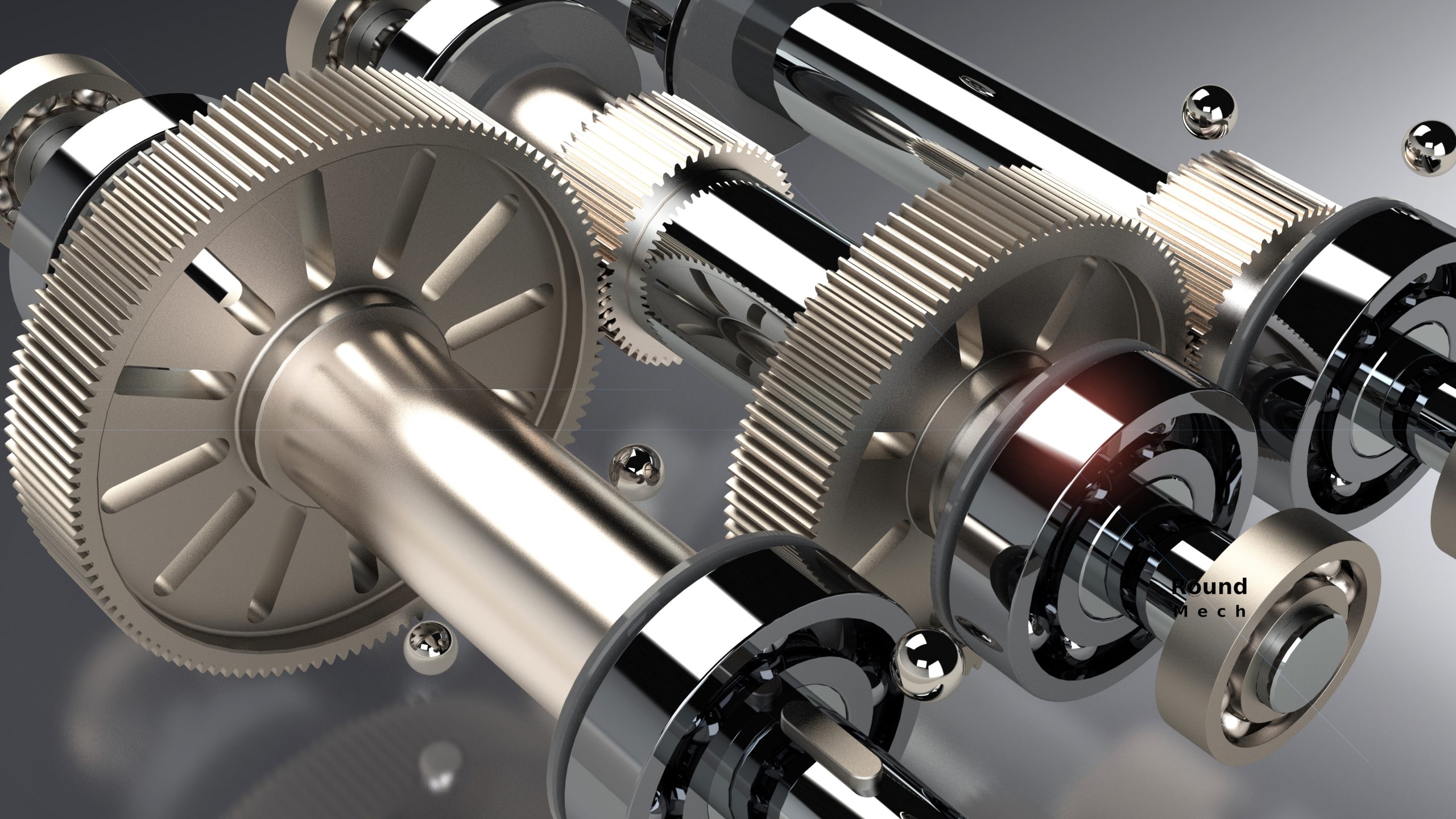 Gears, Gearbox mechanism Gear Ratio and Torque Conversion
